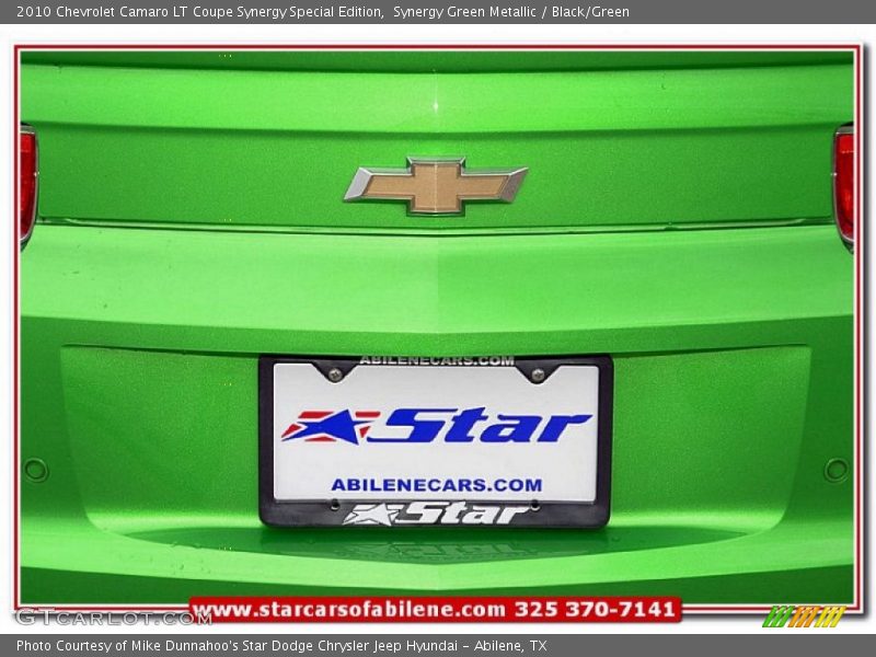 Synergy Green Metallic / Black/Green 2010 Chevrolet Camaro LT Coupe Synergy Special Edition