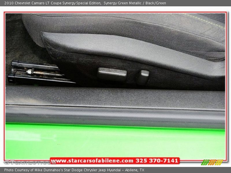 Synergy Green Metallic / Black/Green 2010 Chevrolet Camaro LT Coupe Synergy Special Edition
