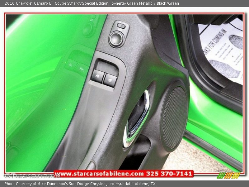 Synergy Green Metallic / Black/Green 2010 Chevrolet Camaro LT Coupe Synergy Special Edition