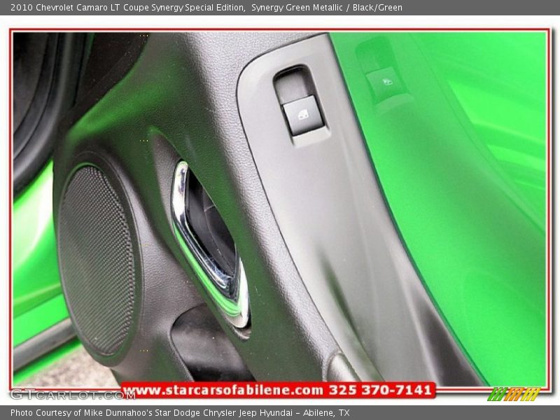 Synergy Green Metallic / Black/Green 2010 Chevrolet Camaro LT Coupe Synergy Special Edition