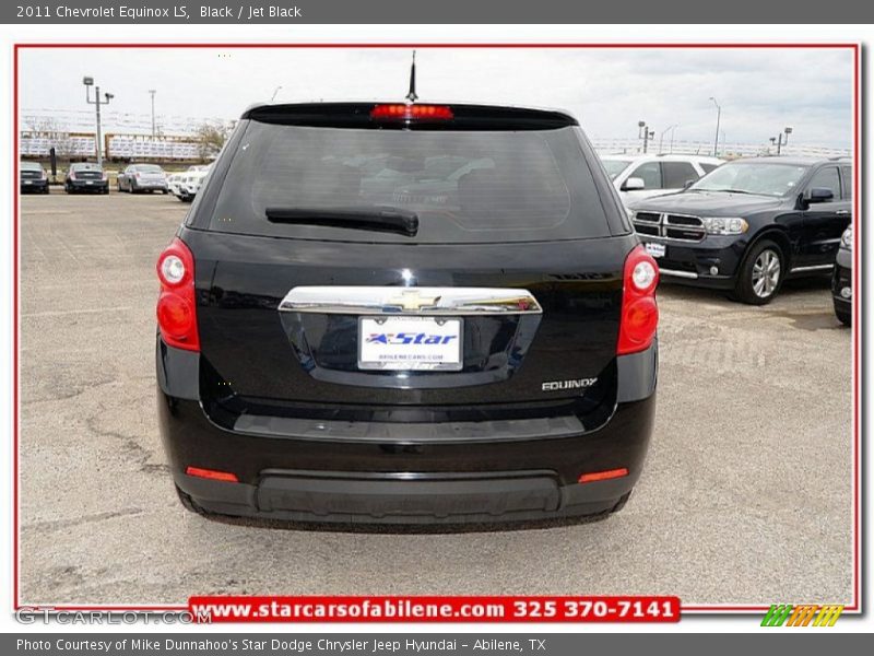 Black / Jet Black 2011 Chevrolet Equinox LS
