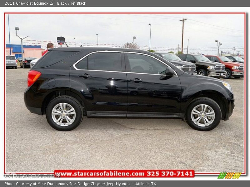 Black / Jet Black 2011 Chevrolet Equinox LS