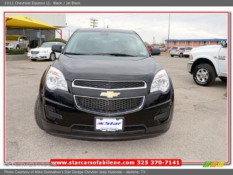 Black / Jet Black 2011 Chevrolet Equinox LS