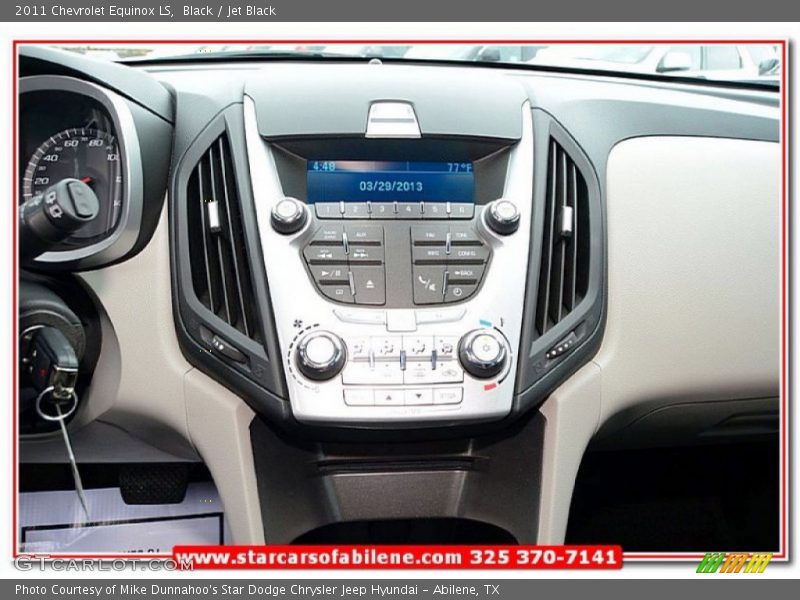 Black / Jet Black 2011 Chevrolet Equinox LS