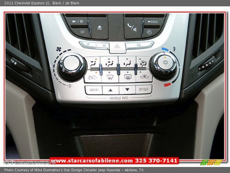 Black / Jet Black 2011 Chevrolet Equinox LS