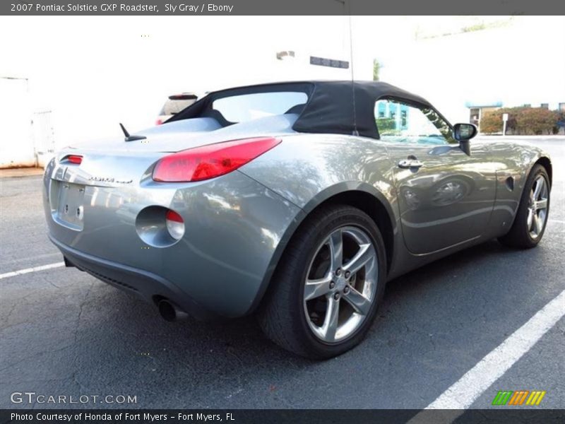 Sly Gray / Ebony 2007 Pontiac Solstice GXP Roadster