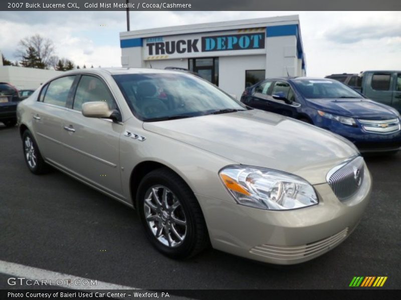 Gold Mist Metallic / Cocoa/Cashmere 2007 Buick Lucerne CXL