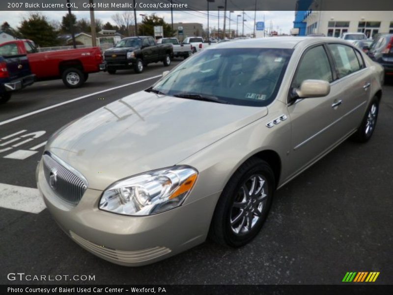 Gold Mist Metallic / Cocoa/Cashmere 2007 Buick Lucerne CXL