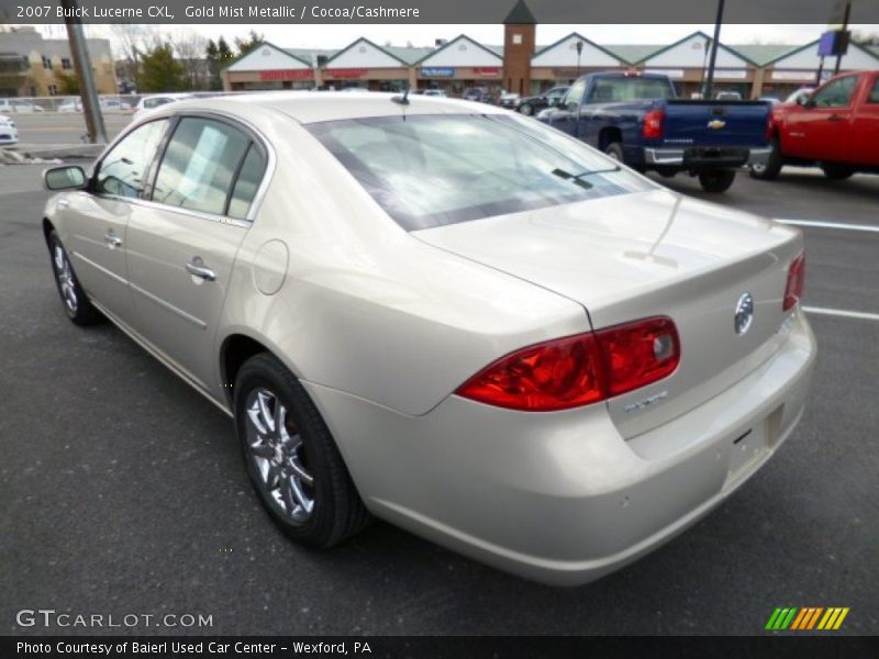 Gold Mist Metallic / Cocoa/Cashmere 2007 Buick Lucerne CXL