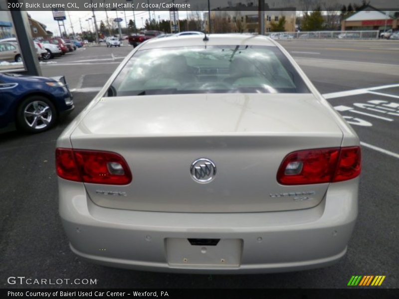 Gold Mist Metallic / Cocoa/Cashmere 2007 Buick Lucerne CXL
