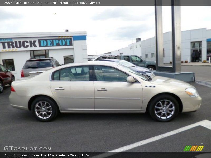 Gold Mist Metallic / Cocoa/Cashmere 2007 Buick Lucerne CXL