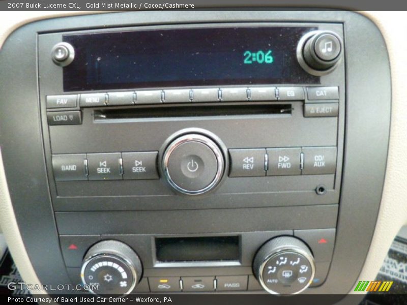 Gold Mist Metallic / Cocoa/Cashmere 2007 Buick Lucerne CXL