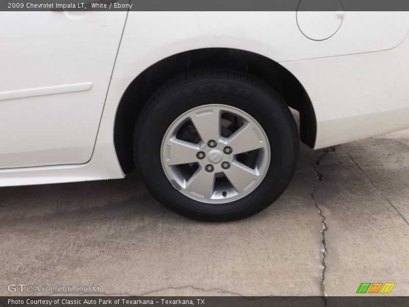 White / Ebony 2009 Chevrolet Impala LT
