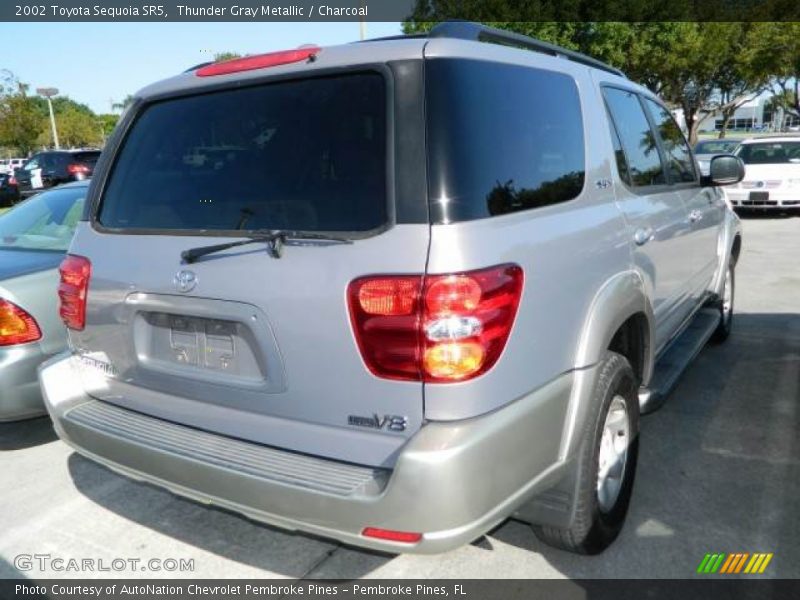Thunder Gray Metallic / Charcoal 2002 Toyota Sequoia SR5