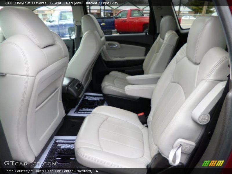 Red Jewel Tintcoat / Light Gray 2010 Chevrolet Traverse LTZ AWD