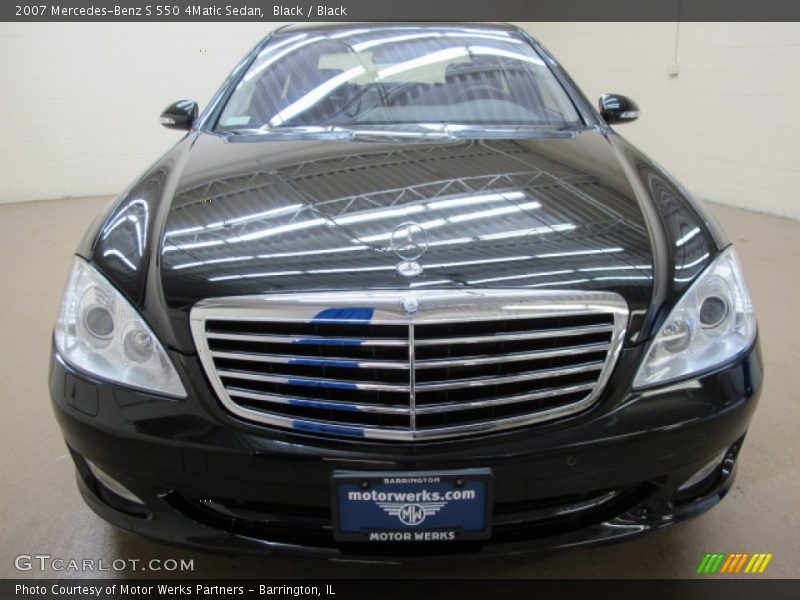 Black / Black 2007 Mercedes-Benz S 550 4Matic Sedan