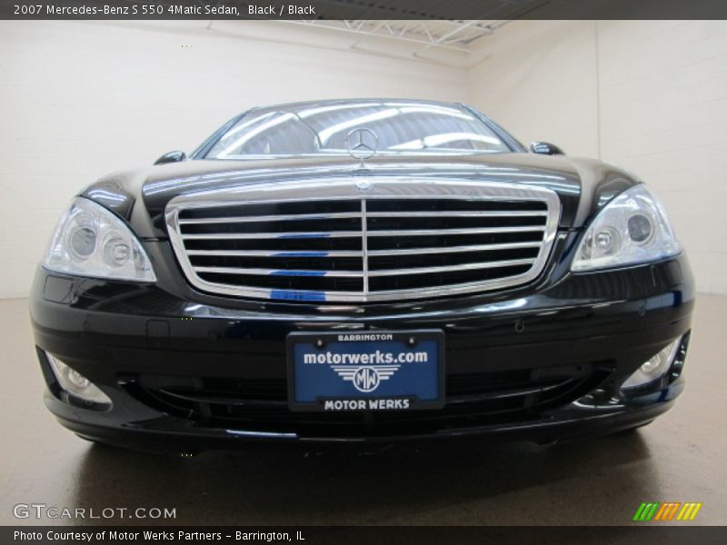 Black / Black 2007 Mercedes-Benz S 550 4Matic Sedan