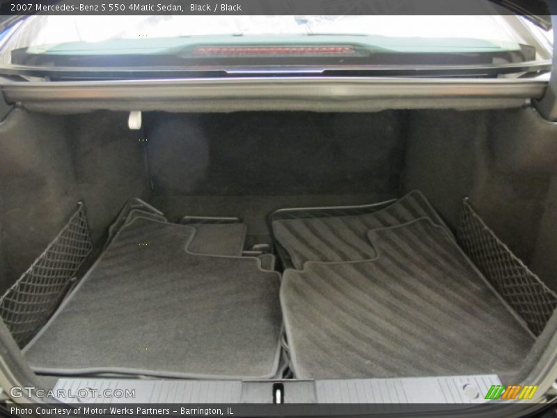 Black / Black 2007 Mercedes-Benz S 550 4Matic Sedan