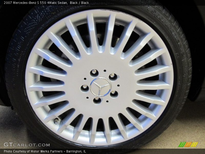 Black / Black 2007 Mercedes-Benz S 550 4Matic Sedan