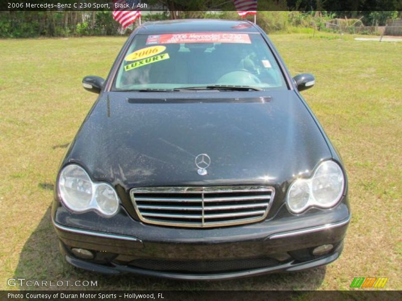 Black / Ash 2006 Mercedes-Benz C 230 Sport