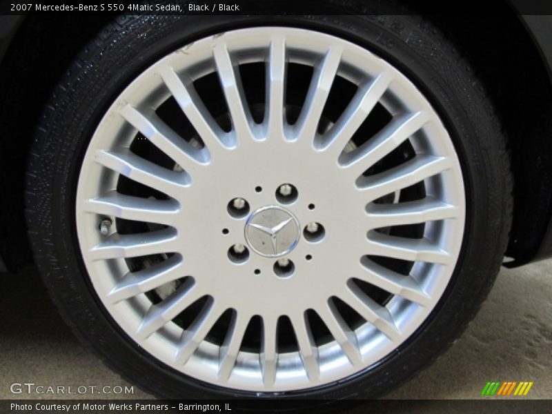 Black / Black 2007 Mercedes-Benz S 550 4Matic Sedan
