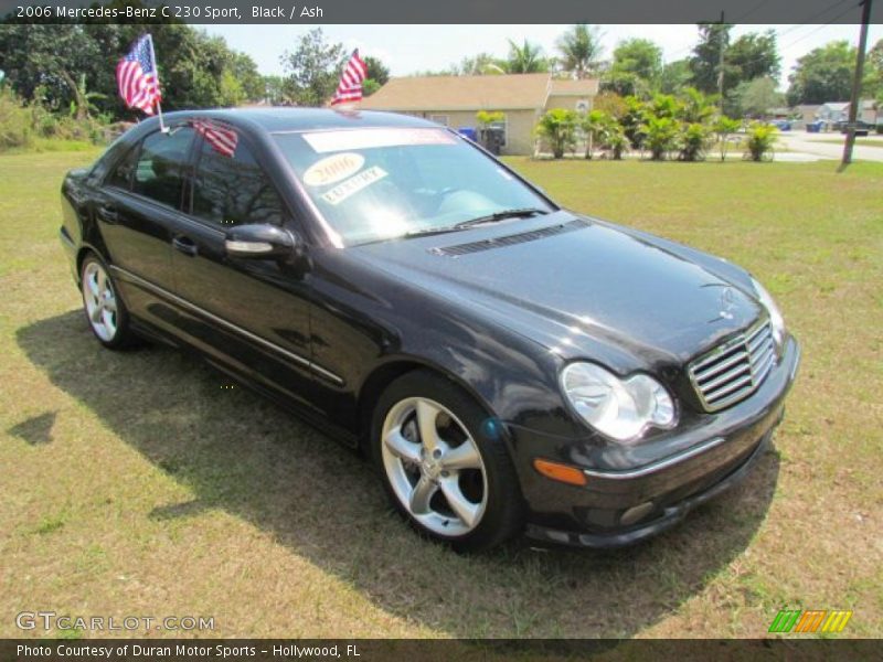 Black / Ash 2006 Mercedes-Benz C 230 Sport