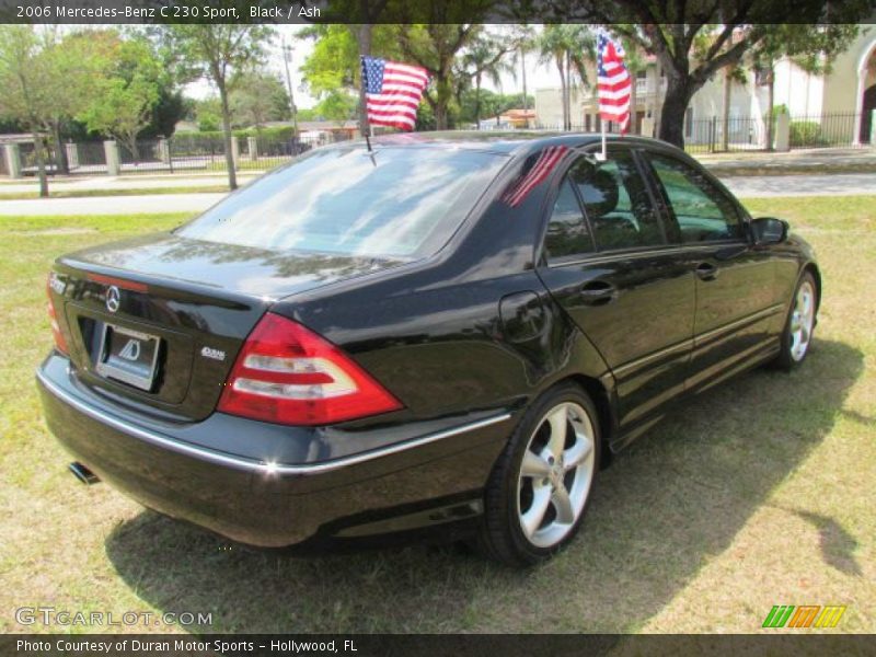 Black / Ash 2006 Mercedes-Benz C 230 Sport