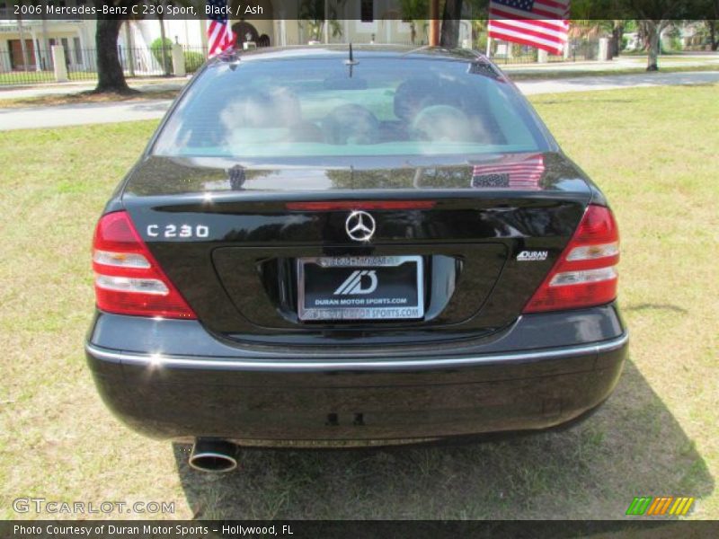 Black / Ash 2006 Mercedes-Benz C 230 Sport