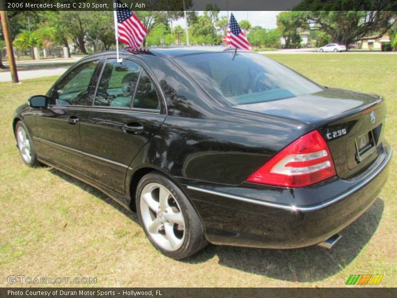 Black / Ash 2006 Mercedes-Benz C 230 Sport