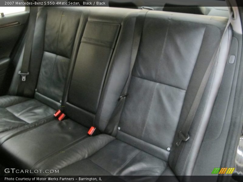 Black / Black 2007 Mercedes-Benz S 550 4Matic Sedan