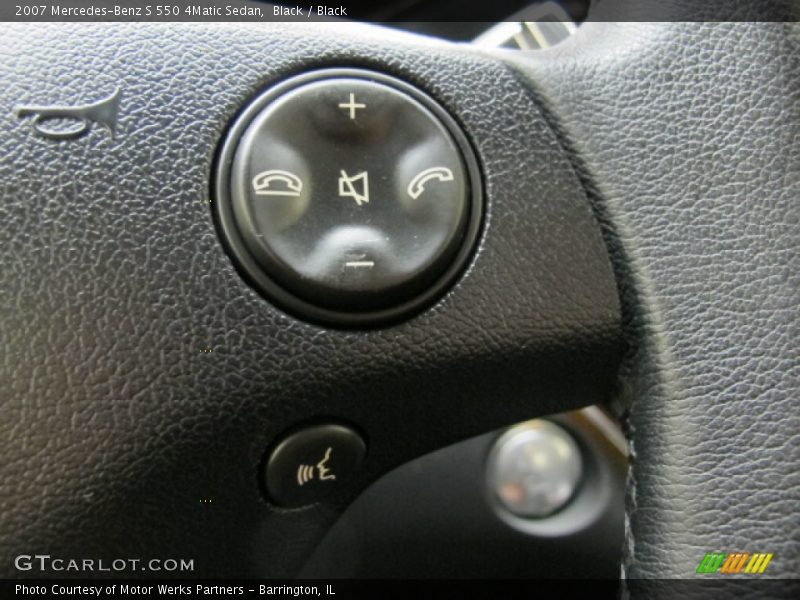 Black / Black 2007 Mercedes-Benz S 550 4Matic Sedan