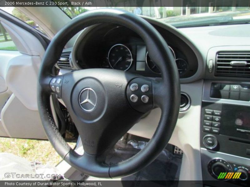 Black / Ash 2006 Mercedes-Benz C 230 Sport