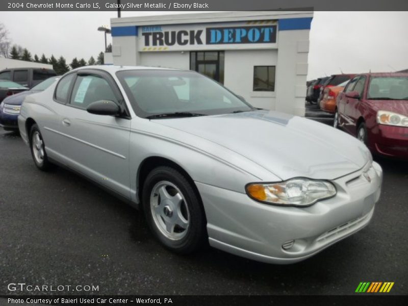 Galaxy Silver Metallic / Ebony Black 2004 Chevrolet Monte Carlo LS