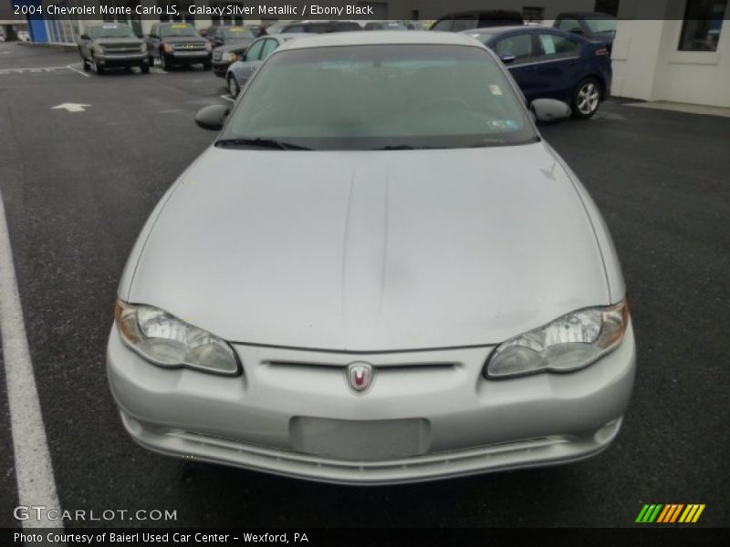 Galaxy Silver Metallic / Ebony Black 2004 Chevrolet Monte Carlo LS