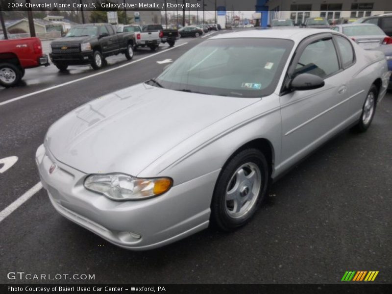 Galaxy Silver Metallic / Ebony Black 2004 Chevrolet Monte Carlo LS