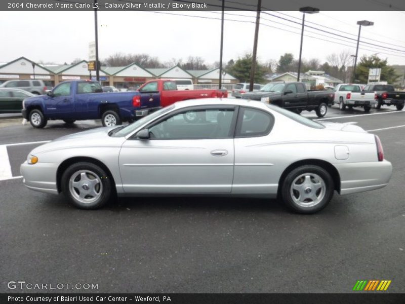 Galaxy Silver Metallic / Ebony Black 2004 Chevrolet Monte Carlo LS