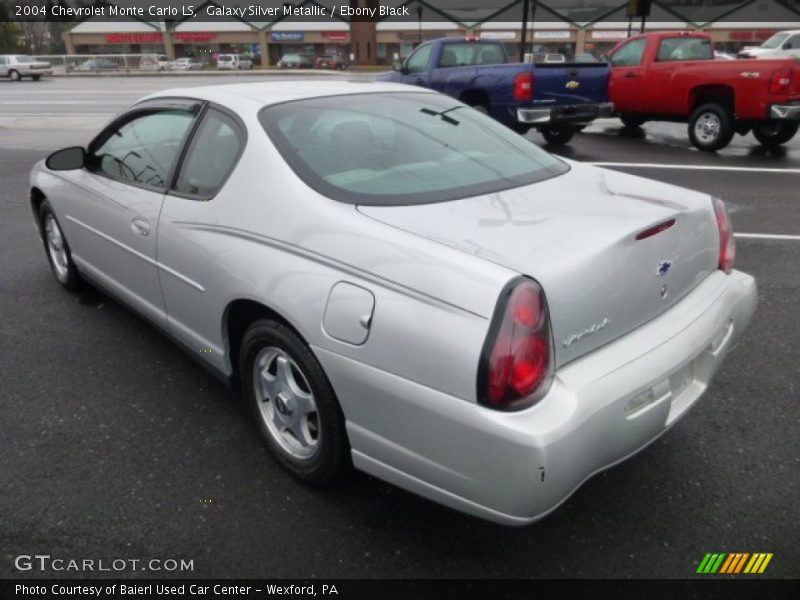 Galaxy Silver Metallic / Ebony Black 2004 Chevrolet Monte Carlo LS