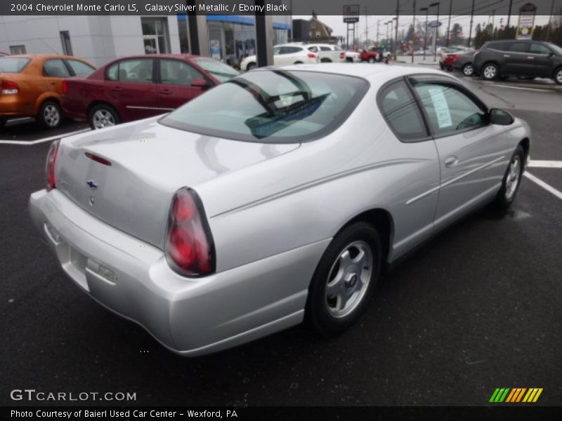 Galaxy Silver Metallic / Ebony Black 2004 Chevrolet Monte Carlo LS