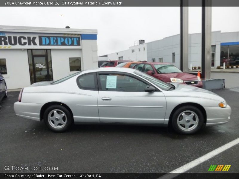 Galaxy Silver Metallic / Ebony Black 2004 Chevrolet Monte Carlo LS