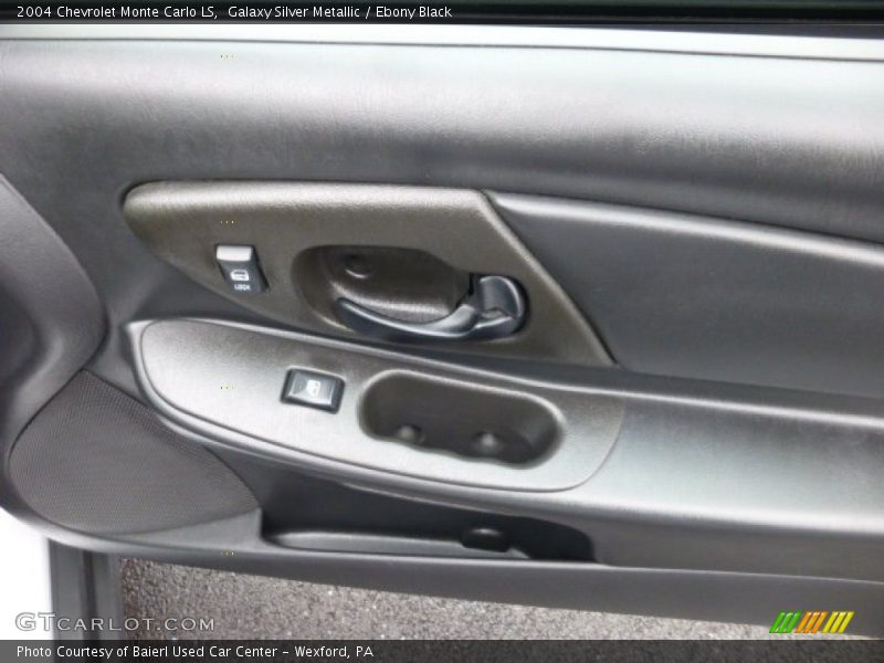 Galaxy Silver Metallic / Ebony Black 2004 Chevrolet Monte Carlo LS