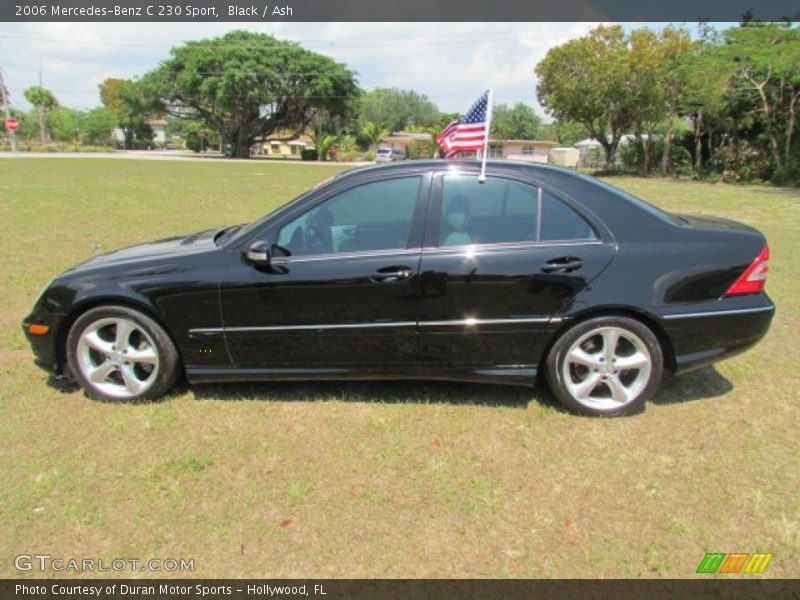 Black / Ash 2006 Mercedes-Benz C 230 Sport