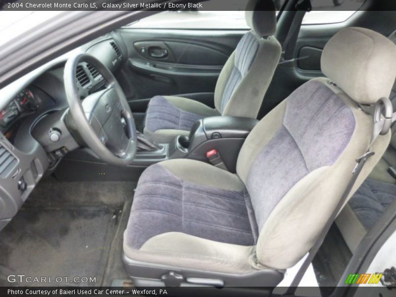 Galaxy Silver Metallic / Ebony Black 2004 Chevrolet Monte Carlo LS