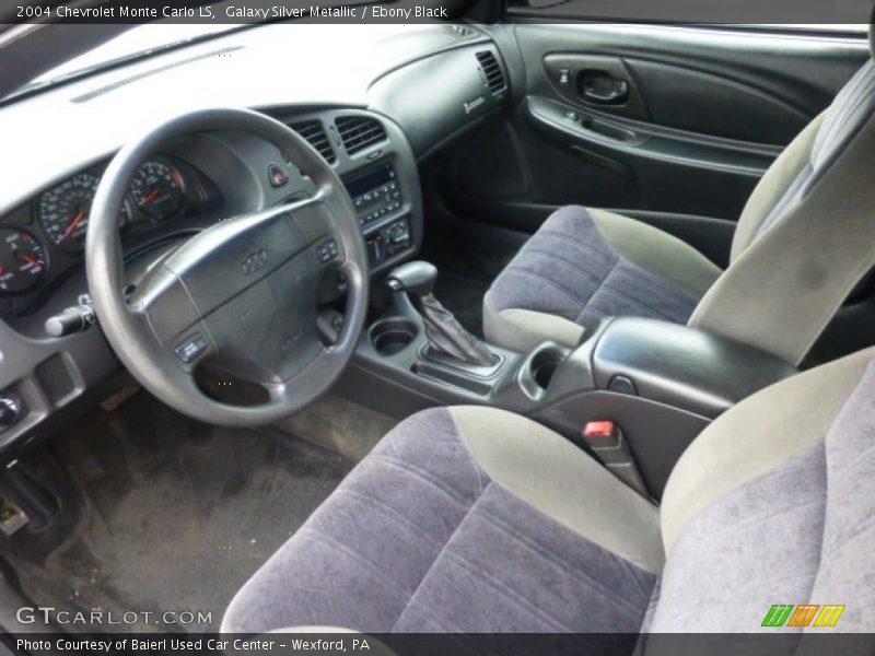 Galaxy Silver Metallic / Ebony Black 2004 Chevrolet Monte Carlo LS