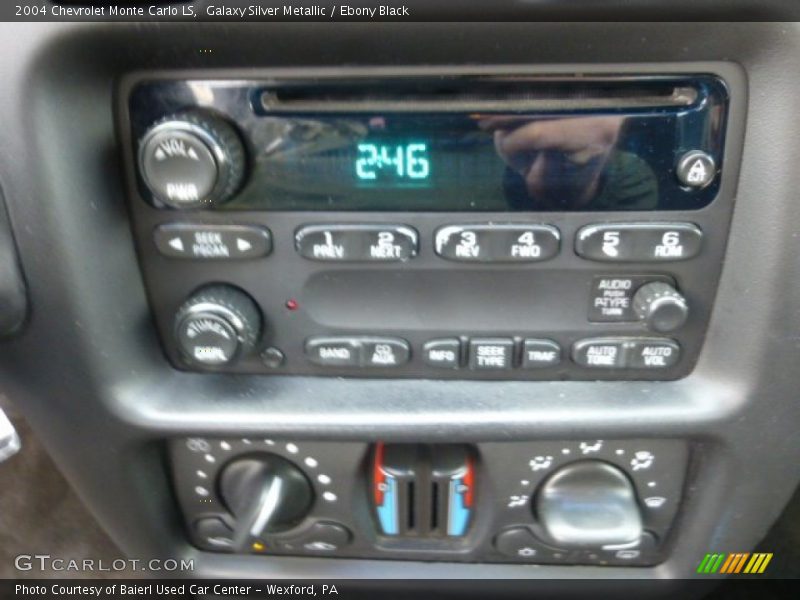 Galaxy Silver Metallic / Ebony Black 2004 Chevrolet Monte Carlo LS