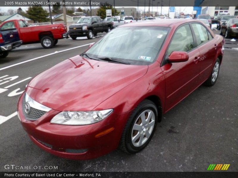 Redfire Metallic / Beige 2005 Mazda MAZDA6 i Sedan