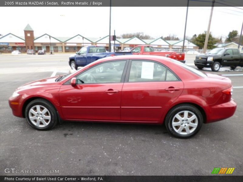 Redfire Metallic / Beige 2005 Mazda MAZDA6 i Sedan