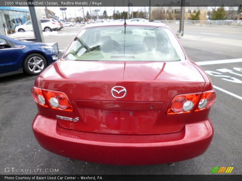 Redfire Metallic / Beige 2005 Mazda MAZDA6 i Sedan