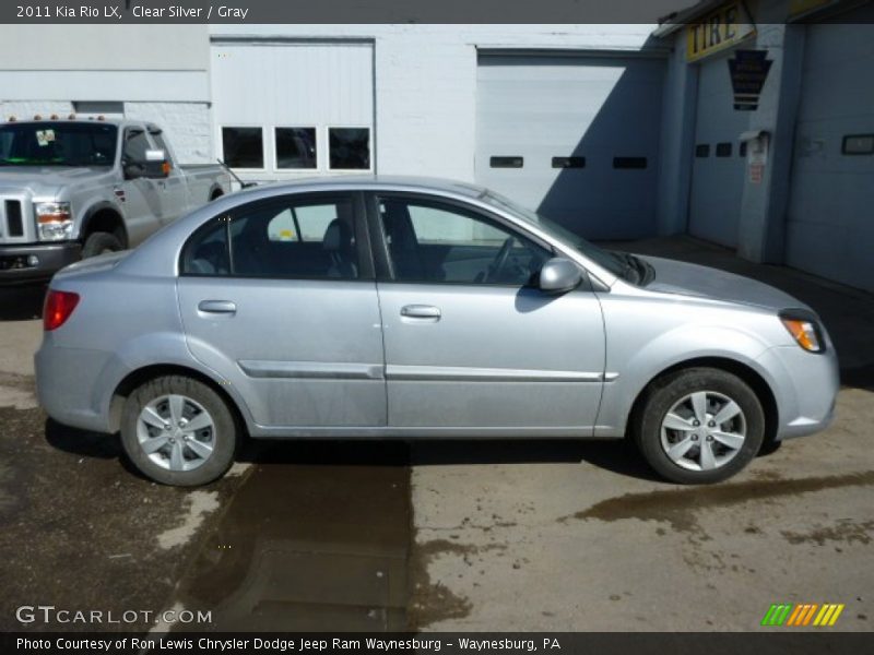 Clear Silver / Gray 2011 Kia Rio LX