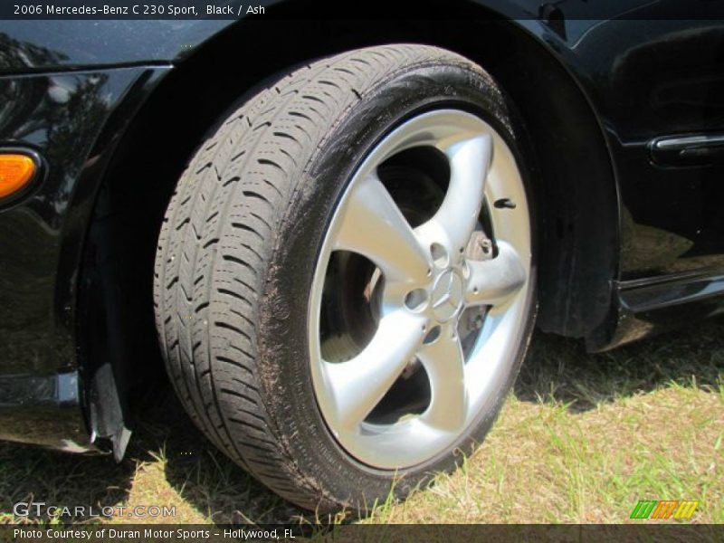 Black / Ash 2006 Mercedes-Benz C 230 Sport