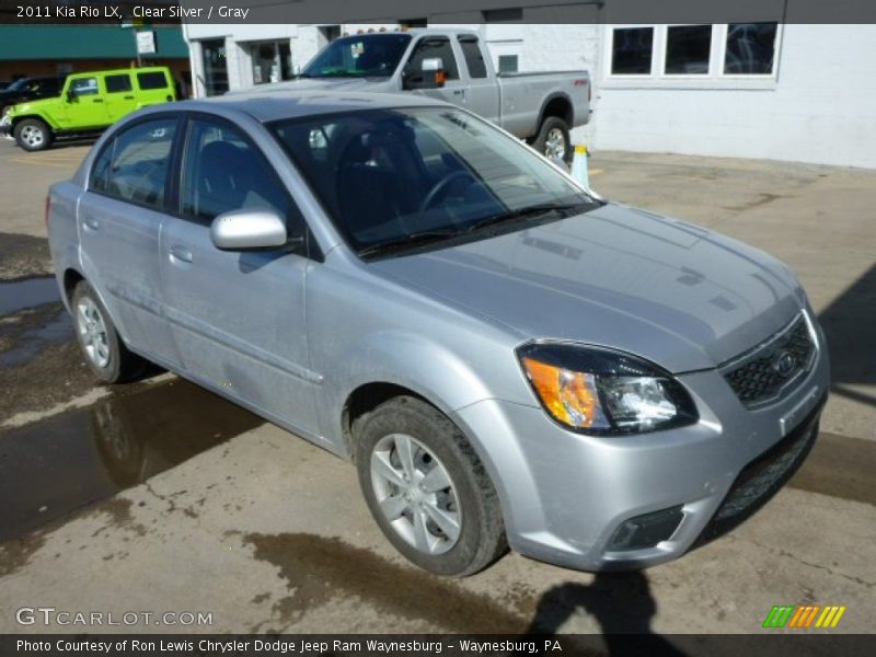 Clear Silver / Gray 2011 Kia Rio LX